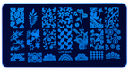 Plaque Stamping OM-B04 - Ongles Elaine Lemay