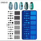 Plaque Stamping OM-D05 - Ongles Elaine Lemay