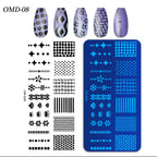 Plaque Stamping OM-D08 - Ongles Elaine Lemay