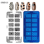 Plaque Stamping OM-D11 - Ongles Elaine Lemay