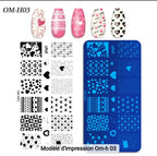 Plaque Stamping OM-H03 - Ongles Elaine Lemay