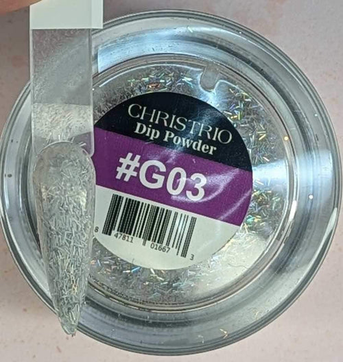 Polydip Glitter 03 - Ongles Elaine Lemay
