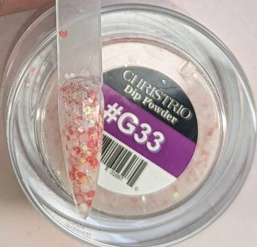 Polydip Glitter 33 - Ongles Elaine Lemay
