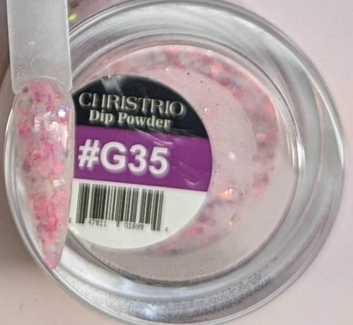 Polydip Glitter 35 - Ongles Elaine Lemay
