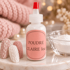 Poudre claire 1oz en saupoudrette - Ongles Elaine Lemay