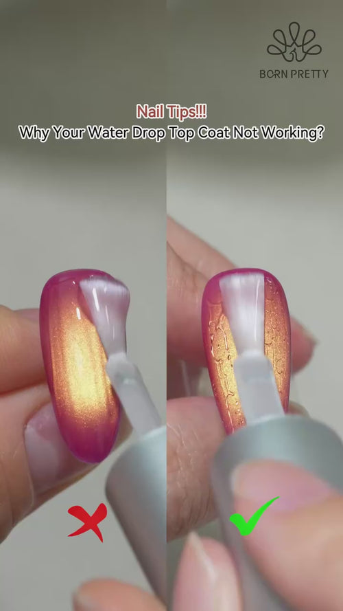Top Coat effet gouttes d’eau