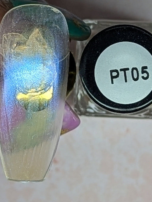 PT-05 Cobalt vernis à stamping - Ongles Elaine Lemay