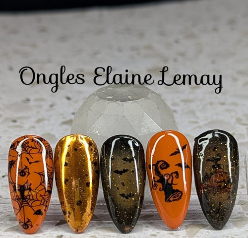 Pumpkin Palace - Ongles Elaine Lemay