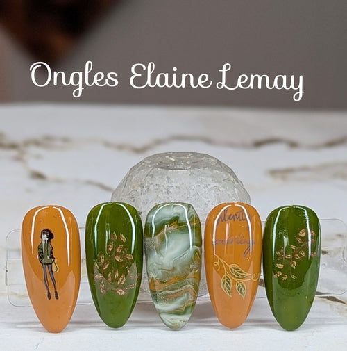 Pumpkin Ritual - Ongles Elaine Lemay