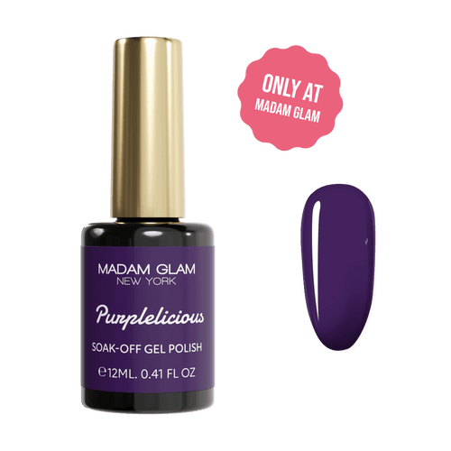 Purplelicious - Ongles Elaine Lemay