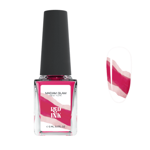 Red / rouge - Ongles Elaine Lemay
