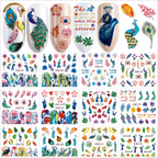 Water decals 12 motifs Peacook