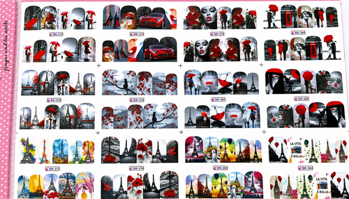 BN-373 water decal sheet