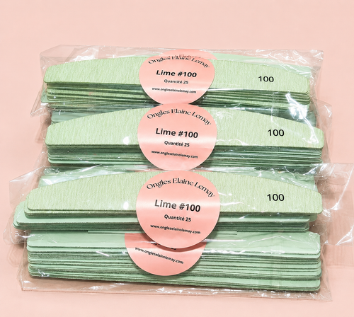 Metal file abrasives pack of 25 grit 100