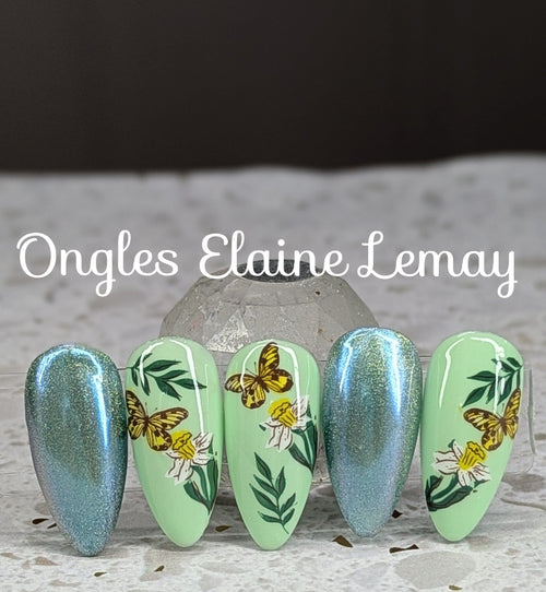 CJS-356 In the Garden - Ongles Elaine Lemay 