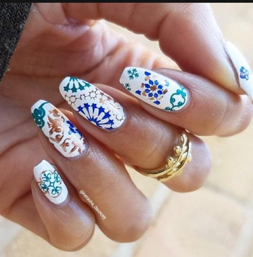 CJS-LC-26 Moorish Motifs (Maroc & Espagne) - Ongles Elaine Lemay 