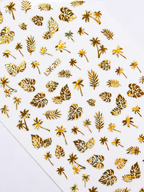 Gold foliage tights sheet