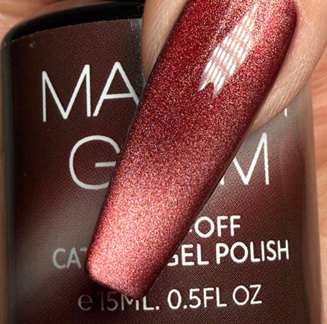 Cherry Mocha - Ongles Elaine Lemay 
