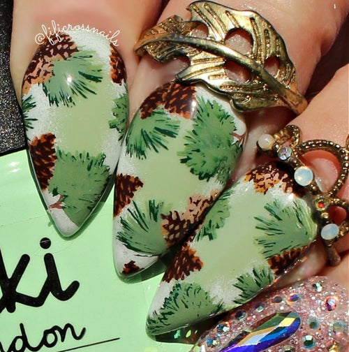 CJS-C-08 Pines and Poinsettias Christmas Plate