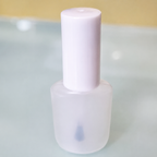 Empty resin bottle with brush