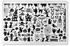 Plaque de stamping Halloween #01