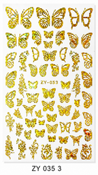 Collant Papillons or