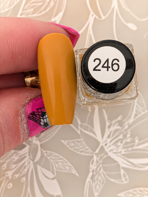 #246 Honey Dijon stamping polish