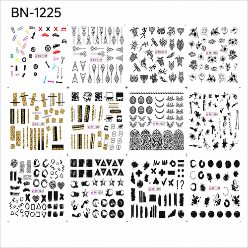 Sheets 12 patterns BN-1225