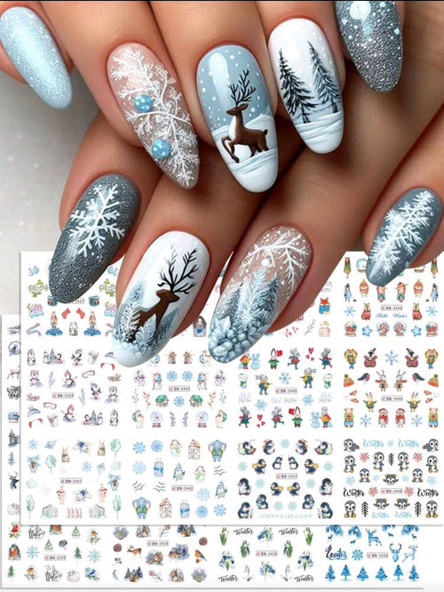 Waterdecals Noël #BN-2425 & #BN-2437