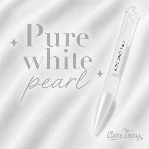 Builder Pure White Pearl gel en pot 15g