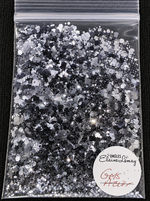 Paillettes Collection La Base Gris Acier