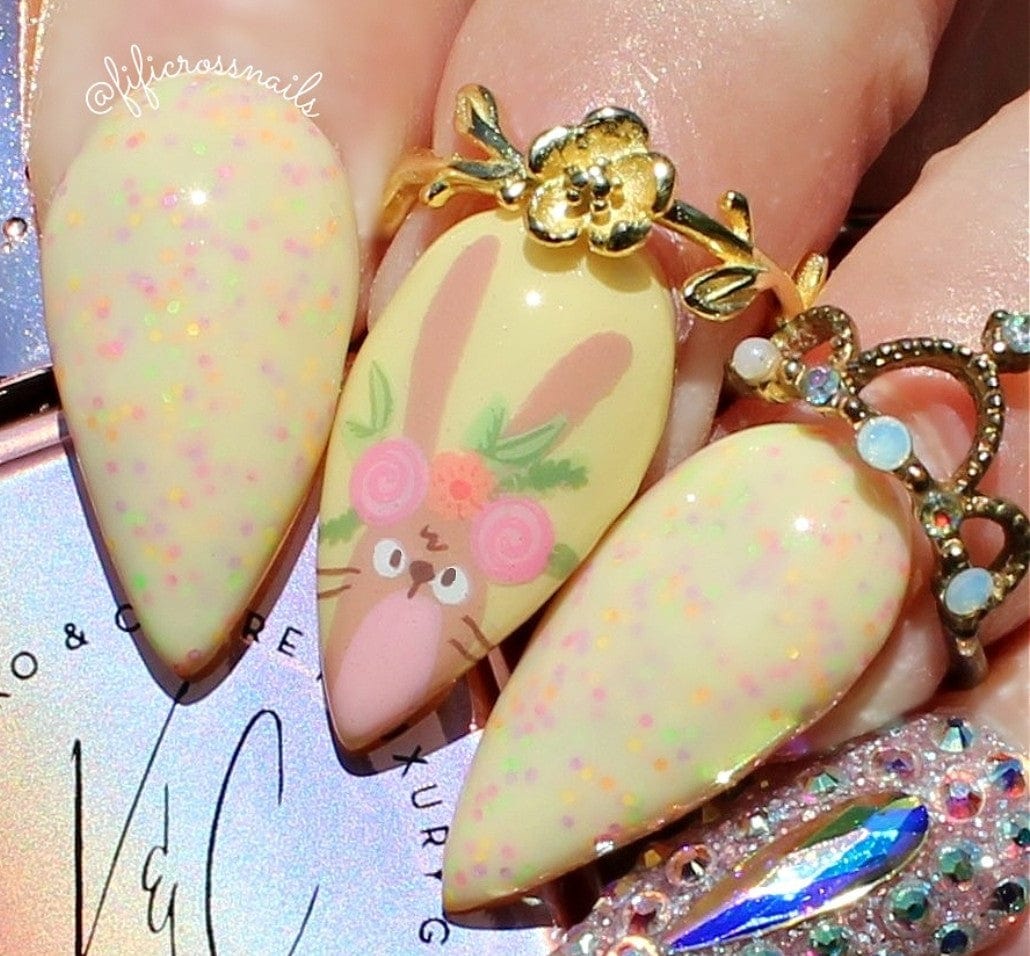CJS-H-112 Bunny Bliss - Ongles Elaine Lemay 