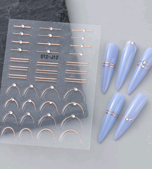 Collant STZ J12 rose gold - Ongles Elaine Lemay 