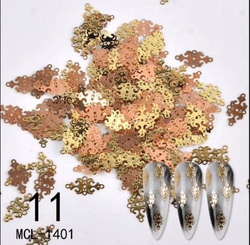 Bijoux central or #1401-11 - Ongles Elaine Lemay 