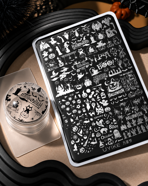 Plaque de stamping Halloween