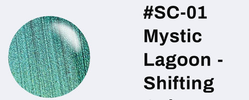 SC-01 Mystic Lagoon vernis à stamping - Ongles Elaine Lemay