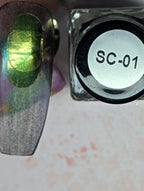 SC-01 Mystic Lagoon vernis à stamping - Ongles Elaine Lemay