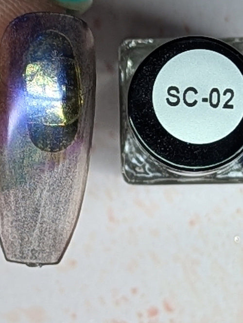 SC-02 Plumfire vernis à stamping - Ongles Elaine Lemay