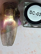 SC-03 Crimson Sunburst vernis à stamping - Ongles Elaine Lemay