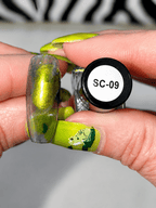 SC-09 Emerald Eye vernis à stamping - Ongles Elaine Lemay