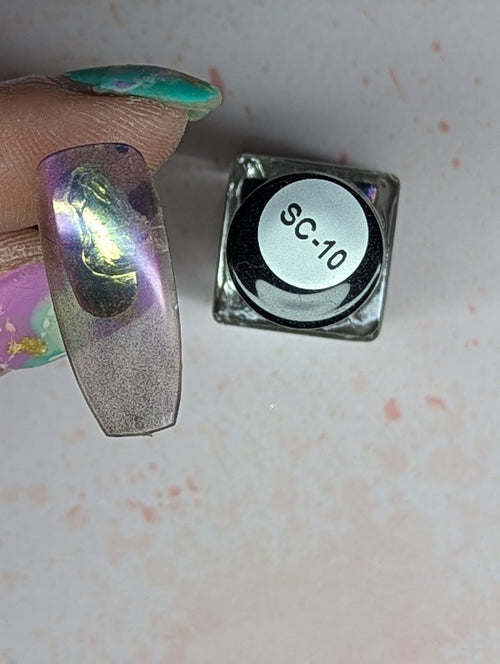 SC-10 Galaxy vernis à stamping - Ongles Elaine Lemay