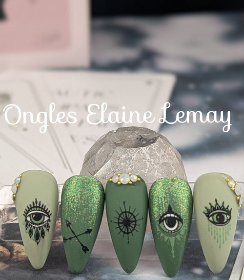 Shamrock Glow - Ongles Elaine Lemay