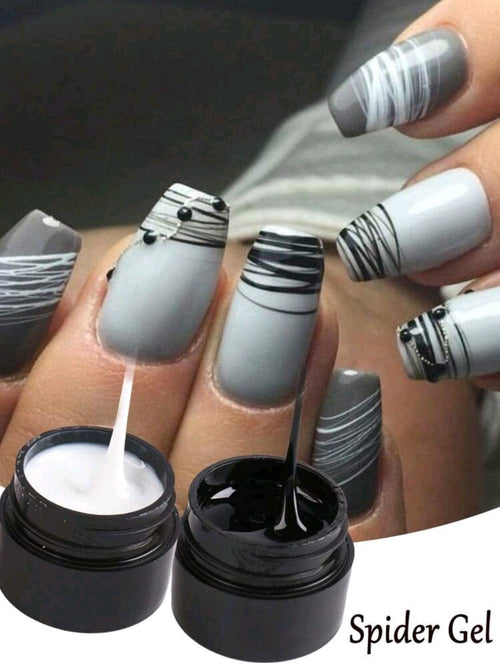 Spider Gel Noir ou Blanc - Ongles Elaine Lemay