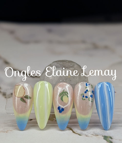 Sunny Hug - Ongles Elaine Lemay