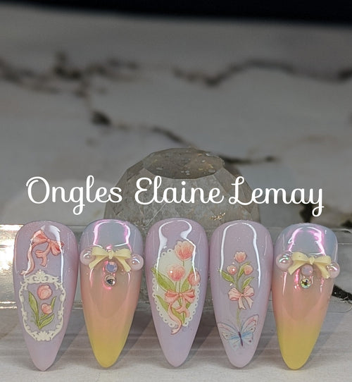 Sunny Veil - Ongles Elaine Lemay