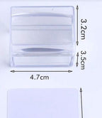 Tampon et grattoir rectangle Grand - Ongles Elaine Lemay