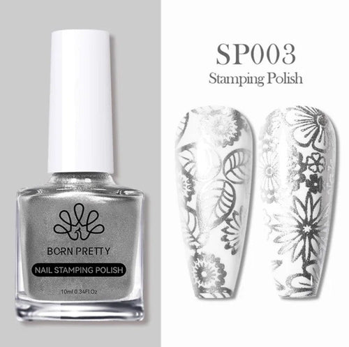 Vernis à stamping SP003 - Ongles Elaine Lemay