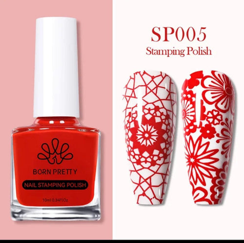 Vernis à stamping SP005 - Ongles Elaine Lemay