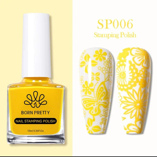 Vernis à stamping SP006 - Ongles Elaine Lemay