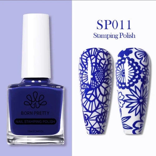 Vernis à stamping SP011 - Ongles Elaine Lemay